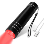 Portable Red Light Therapy Lamp 660nm and 850nm Infrared LED Therapy Torch with Timer