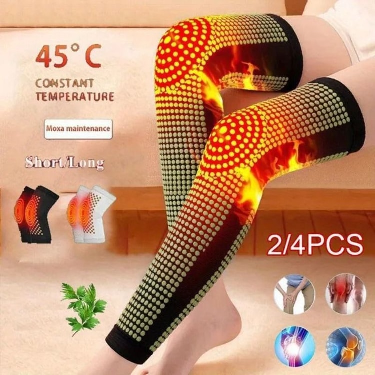 Long Style Support Knee Pad and Warm Joint Care Compression Sleeve