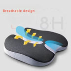 Orthopedic Memory Foam Seat Cushion for Back Pain Relief