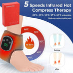 USB Heated Ankle Foot Massager for Warm Compression and Joint Care