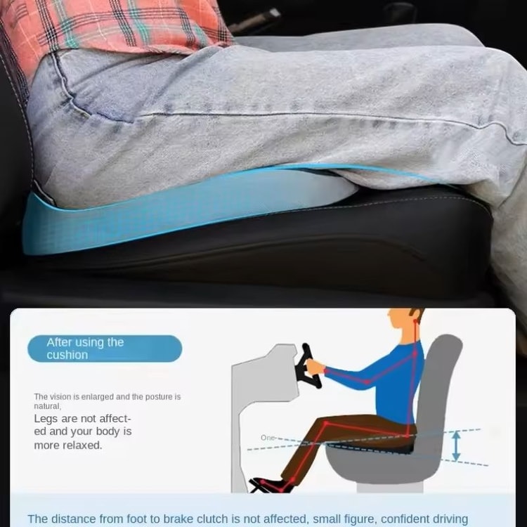 Orthopedic Memory Foam Seat Cushion for Back Pain Relief