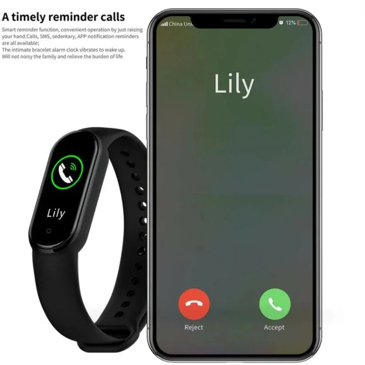 Smart Watch Band with Activity Tracking & Everyday Convenience