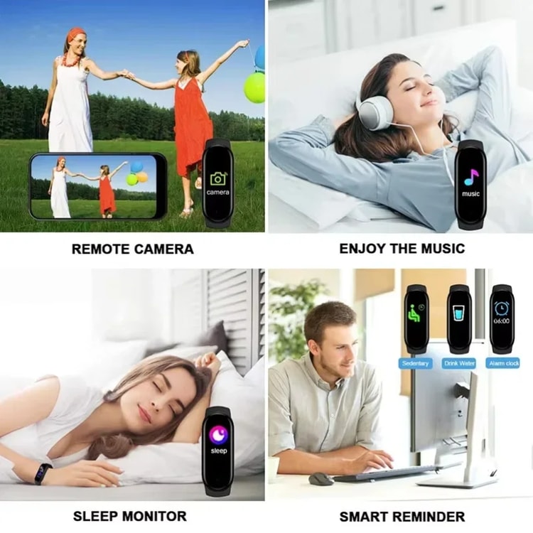 Smart Watch Band with Activity Tracking & Everyday Convenience
