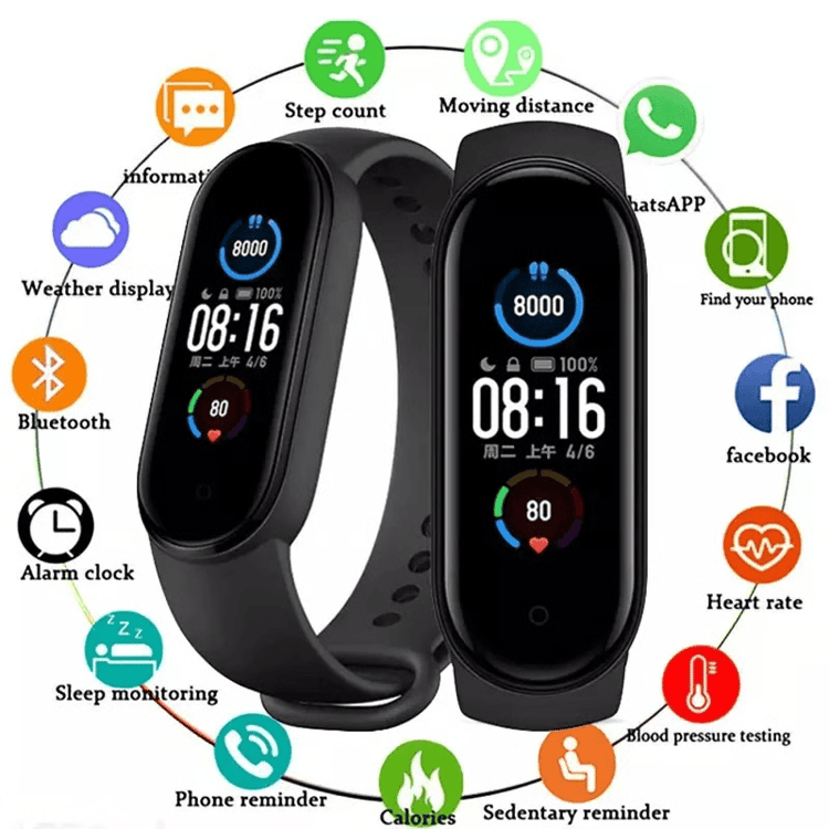 Smart Watch Band with Activity Tracking & Everyday Convenience