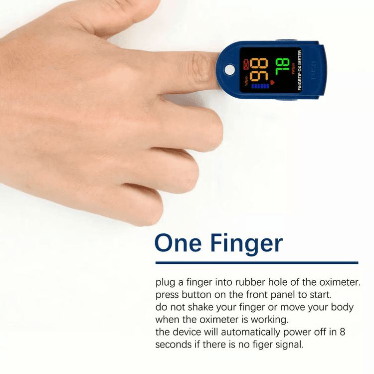 Portable Pulse Oximeter – Accurate SpO2 & Heart Rate Monitor | Health & Fitness Tool