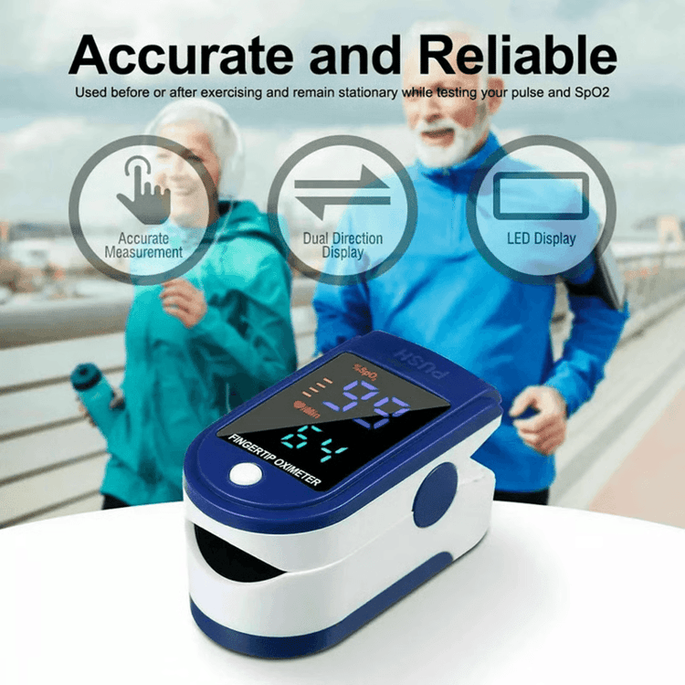 Portable Pulse Oximeter – Accurate SpO2 & Heart Rate Monitor | Health & Fitness Tool