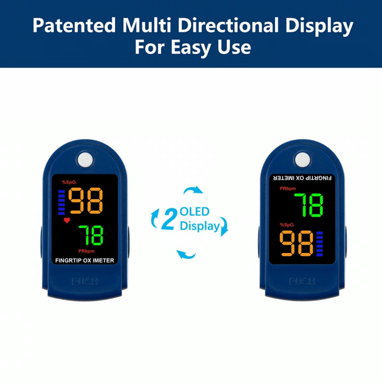 Portable Pulse Oximeter – Accurate SpO2 & Heart Rate Monitor | Health & Fitness Tool